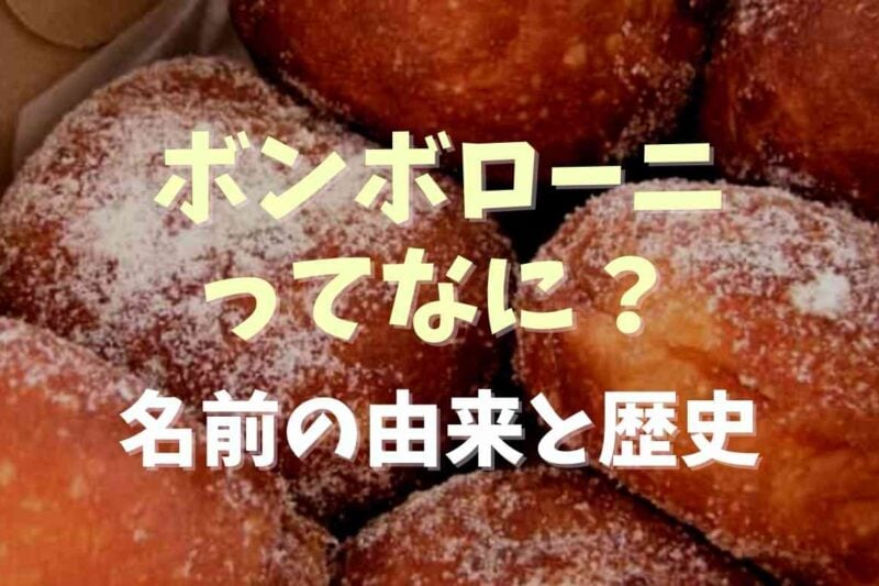ボンボロー二って何？名前の由来や歴史を調査
