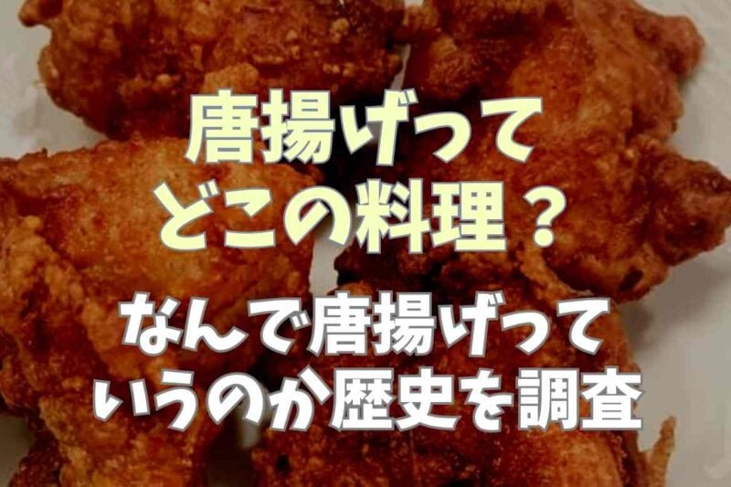 唐揚げってどこの料理？なんで唐揚げっていうのか歴史や由来を調査