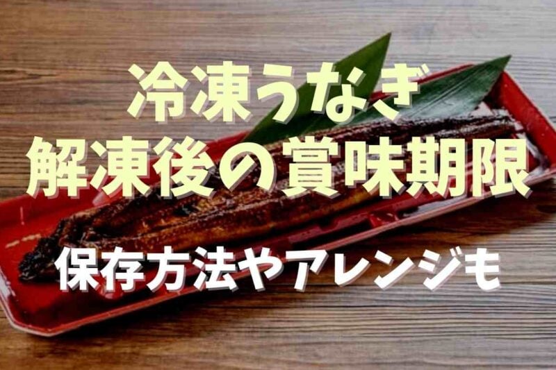 冷凍うなぎの解凍後の賞味期限は？保存方法やアレンジ方法も！
