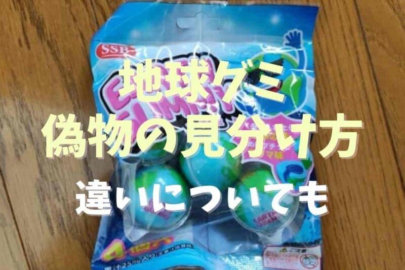 地球グミの偽物と本物の見分け方は？違いについても