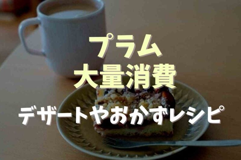 プラムの大量消費レシピ！デザートやおかずレシピを紹介