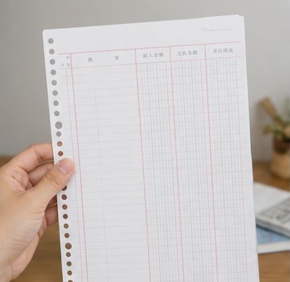 セリア 金銭出納帳 使ってみた