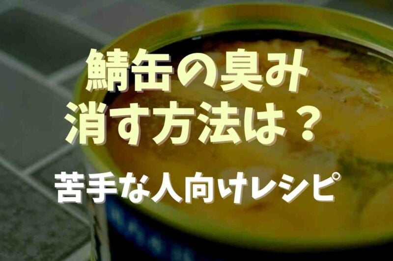 鯖缶の臭みを消す方法は？苦手な人向けのレシピも紹介