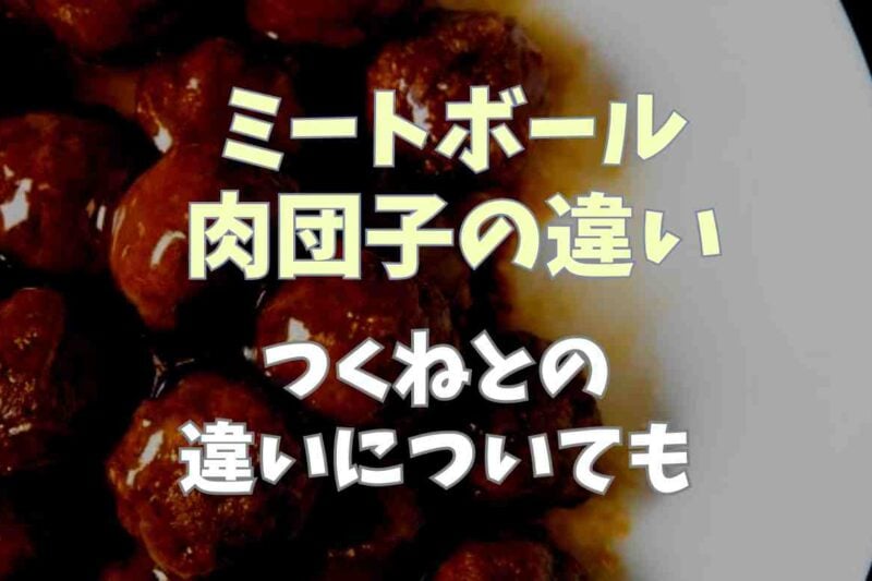ミートボールと肉団子の違いは？つくねとの違いやレシピも紹介