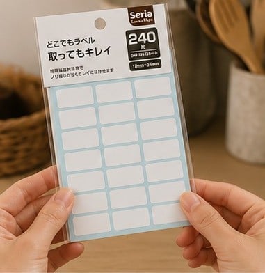 セリア ラベルシール 防水